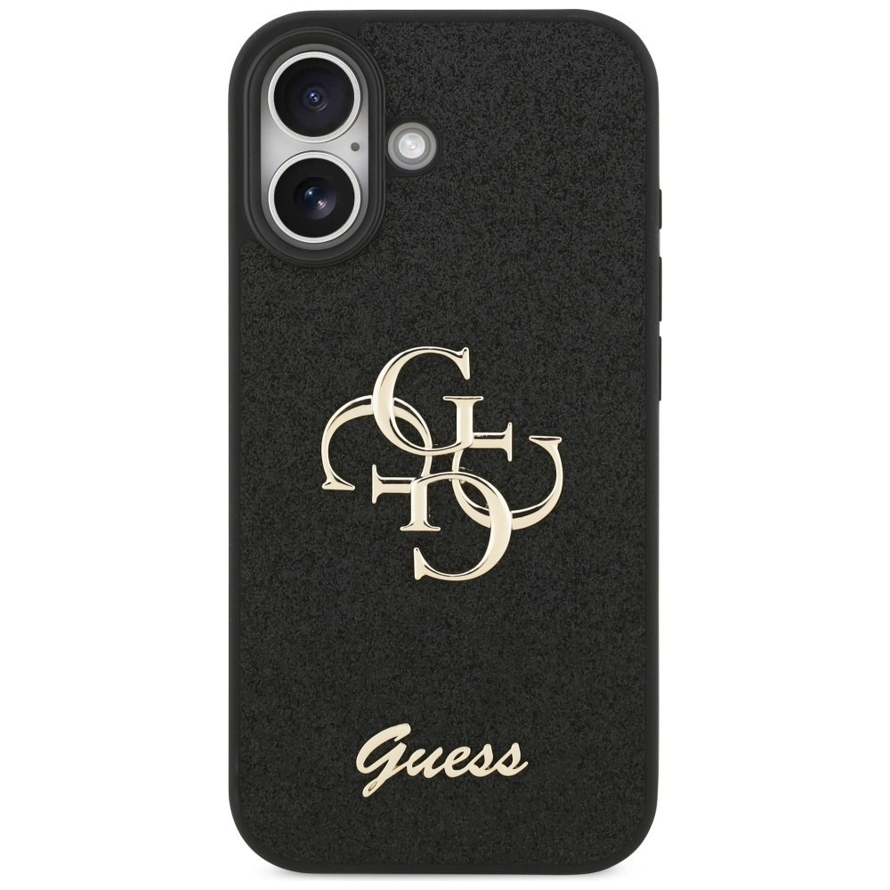 Etui Guess 4G Strap 4G Classic Logo do iPhone 17 czarny